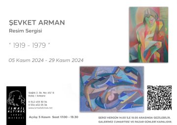 Şevket ARMAN Resim Sergisi "1919-1979"