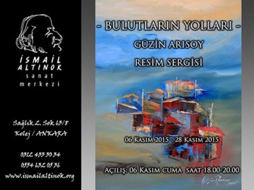 Bulutların Yolları - Güzin Arısoy Resim Sergisi