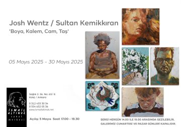 Josh Wentz / Sultan Kemikkıran "Boya, Kalem, Cam, Taş"